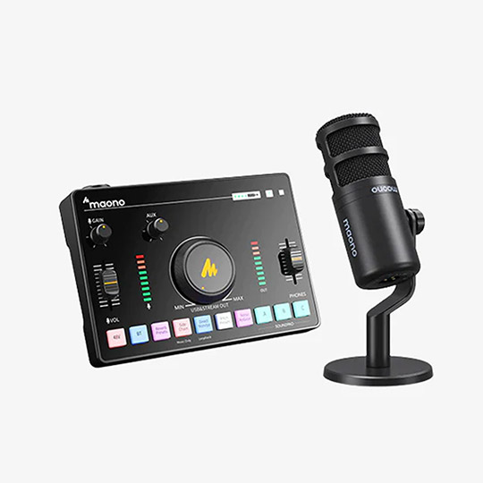 Maonocaster AMC2 NEO One-Stop Streaming Audio Mixer & Sound Card Black