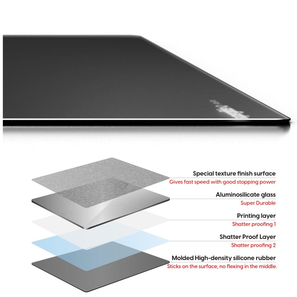 Pulsar Superglide Glass Mousepad V2 XL Black-1.5T
