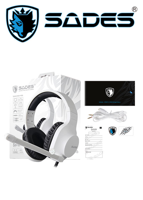 PS4 Spirits Gaming Headset - White (Sades)