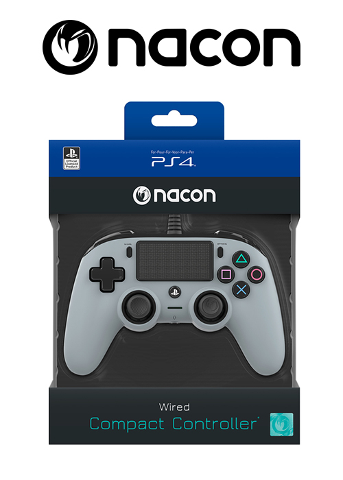PS4 Wired Controller Grey (Nacon)