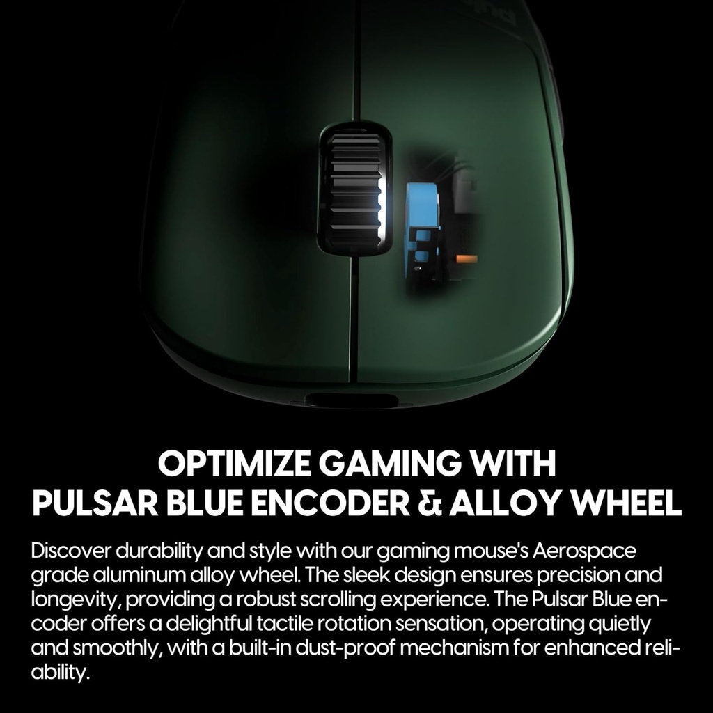Pulsar X2 A ES Wireless Gaming Mouse Green