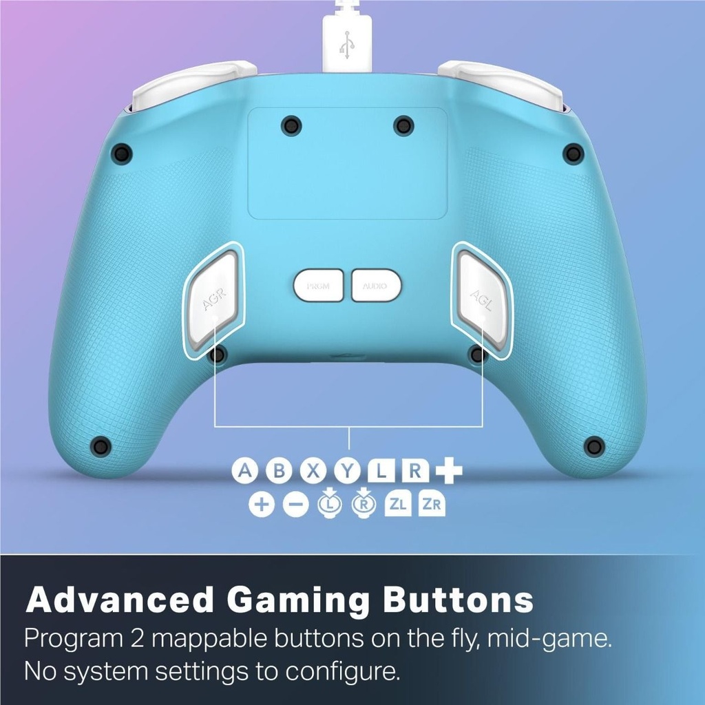 PowerA Advantage Wired Controller for Nintendo Switch 2- Mushrom Kingdom