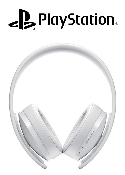 PS4 Headset Gold Wireless Stereo 2.0 White V2 