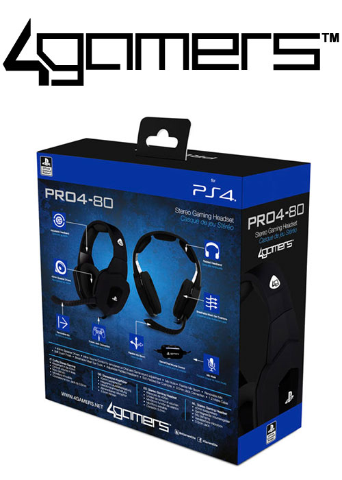 PS4 PRO4-80 Wired Stereo Gaming Headset (4Gamers)