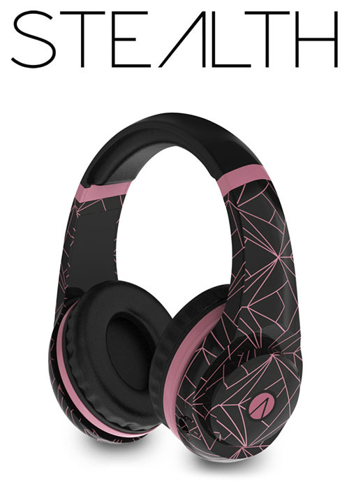 PS4 Abstract Stereo Gaming Headset Rose Gold Edition - Black (Stealth)