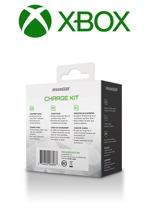 XB1 Dual Play & Charge Kit (Dream Gear)