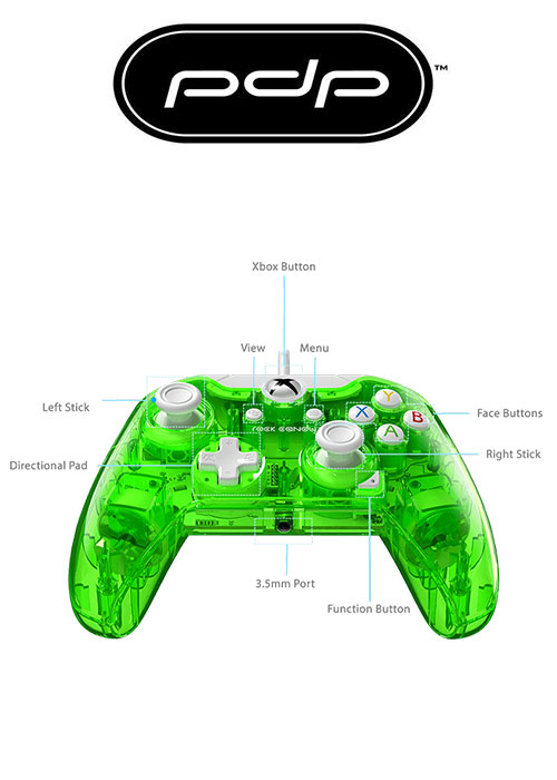 XB1 Wired Controller Rock Candy Green (PDP)