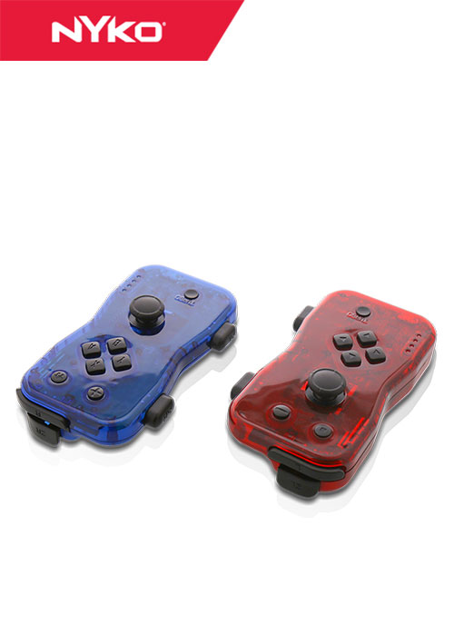 NS Joy-Con Dualies - Pair of Motion Controllers - Red/Blue (Nyko)