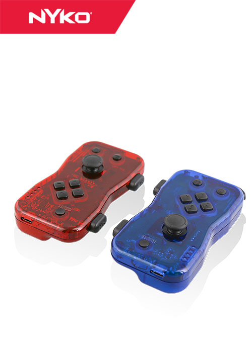 NS Joy-Con Dualies - Pair of Motion Controllers - Red/Blue (Nyko)