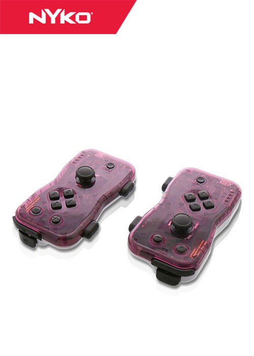 NS Joy-Con Dualies - Pair of Motion Controllers - Purple/White (Nyko)