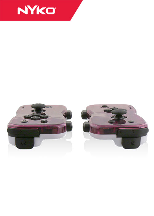 NS Joy-Con Dualies - Pair of Motion Controllers - Purple/White (Nyko)
