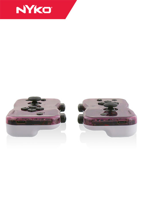 NS Joy-Con Dualies - Pair of Motion Controllers - Purple/White (Nyko)