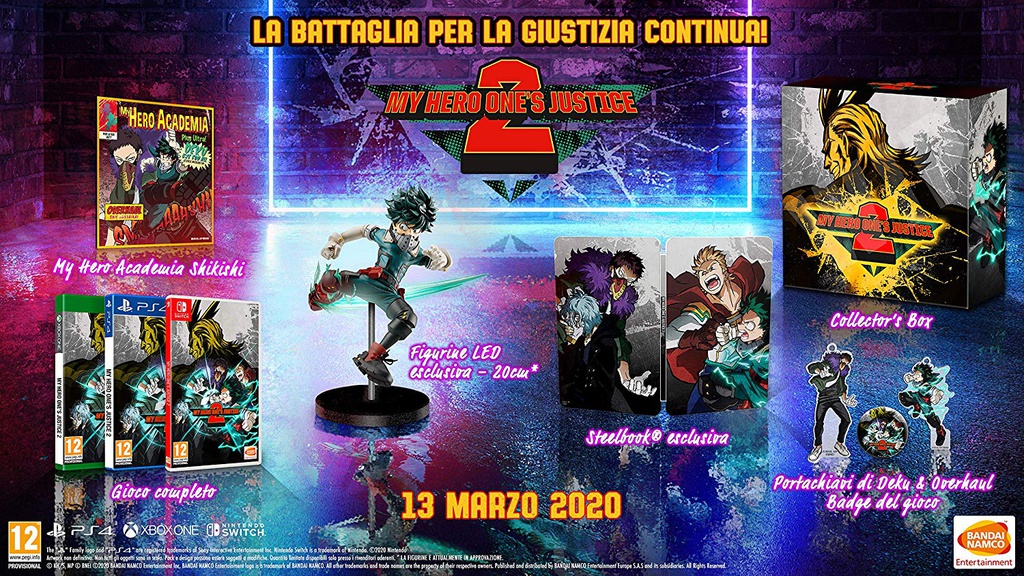 PS4 My Hero One's Justice 2 Collector Edition R2
