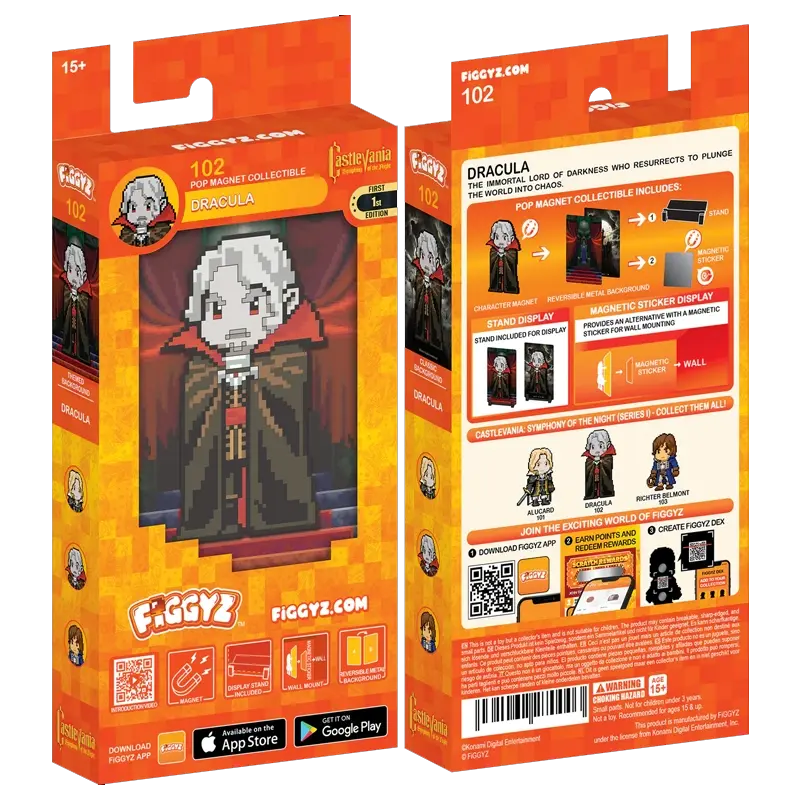 FIGGYZ Pop Magnet Collectible Castlevania Symphony of the Night - Dracula 3.webp