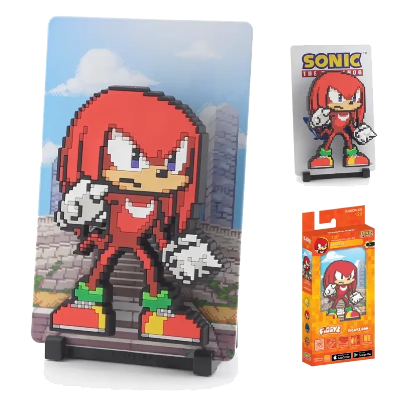 FIGGYZ Pop Magnet Collectible Sonic the Hedgehog (Modern) - Knuckles 4.webp