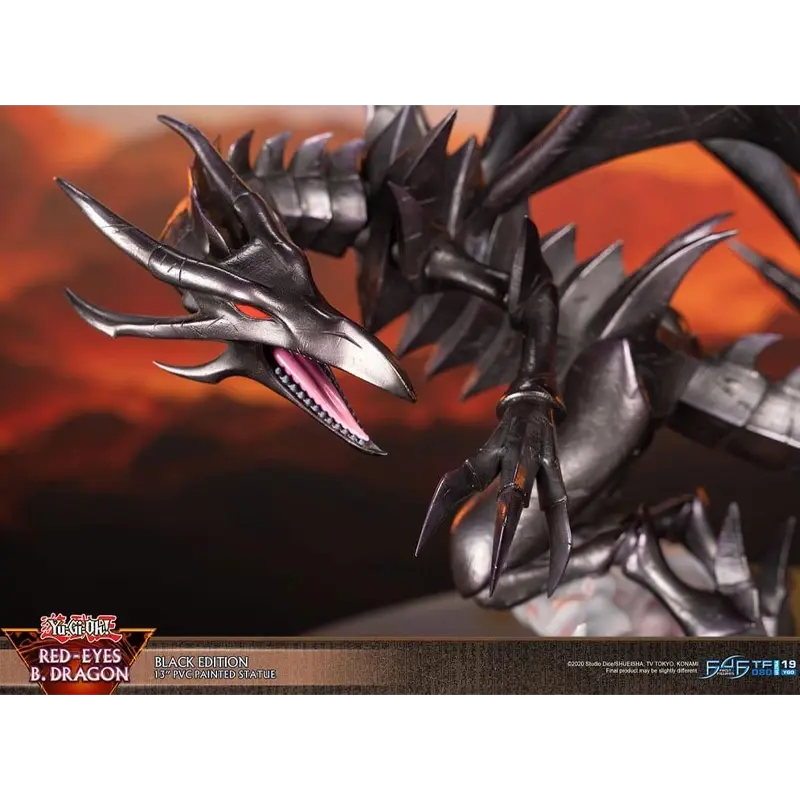 First 4 Figures Yu-Gi-Oh - Red-Eyes B. Dragon Black Edition Figurine 4.webp