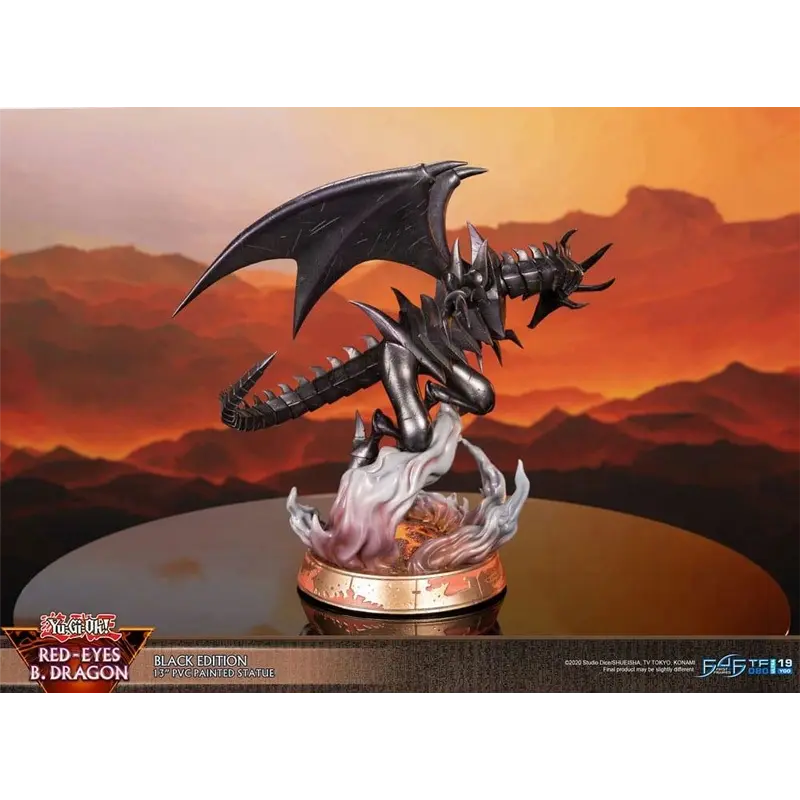 First 4 Figures Yu-Gi-Oh - Red-Eyes B. Dragon Black Edition Figurine 2.webp