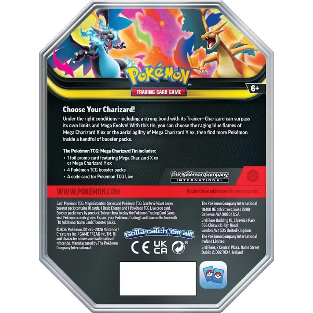 [702050] Pokemon Mega Charizard x tin TCG 2.webp
