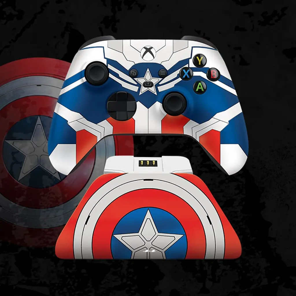 [687192] XBOX Wireless Controller Captain America 1.webp