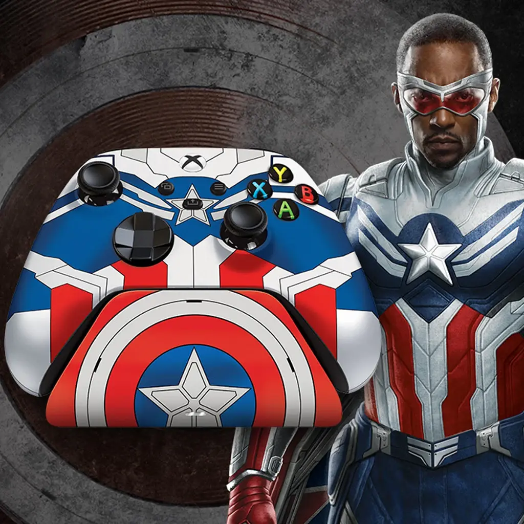 [687192] XBOX Wireless Controller Captain America 2.webp