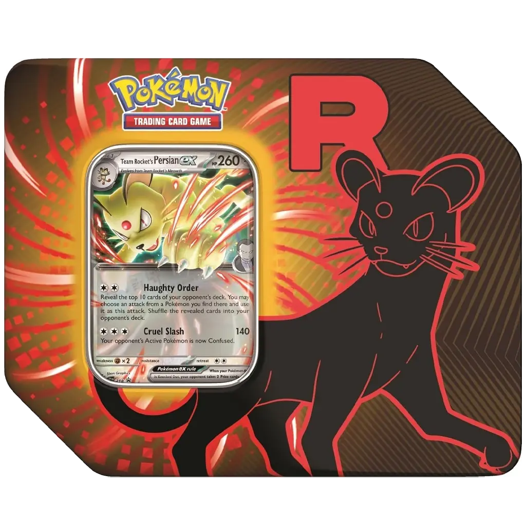 [702049] Pokemon Team Rocket Tin Persian ex TCG 3.webp