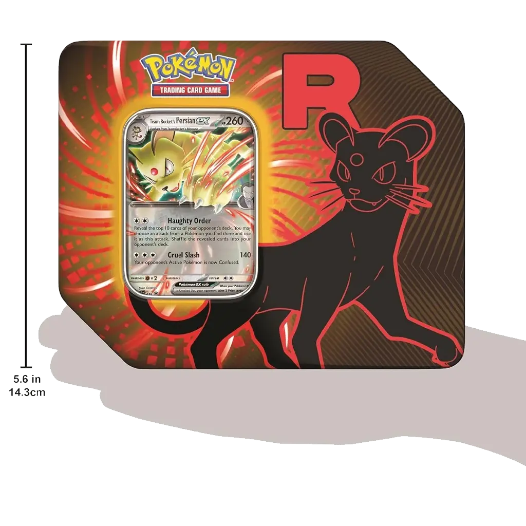[702049] Pokemon Team Rocket Tin Persian ex TCG 4.webp