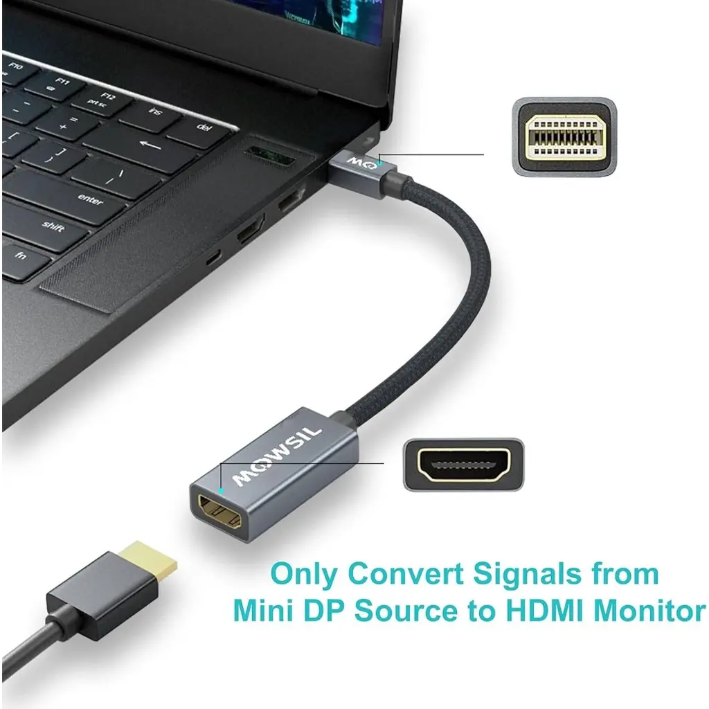 [702026] Mowsil Mini DisplayPort to HDMI 2.webp
