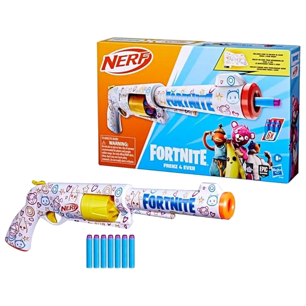 [702099] HASBRO Nerf Fortnite Frenz 4 Ever Blaster Gun 2.webp