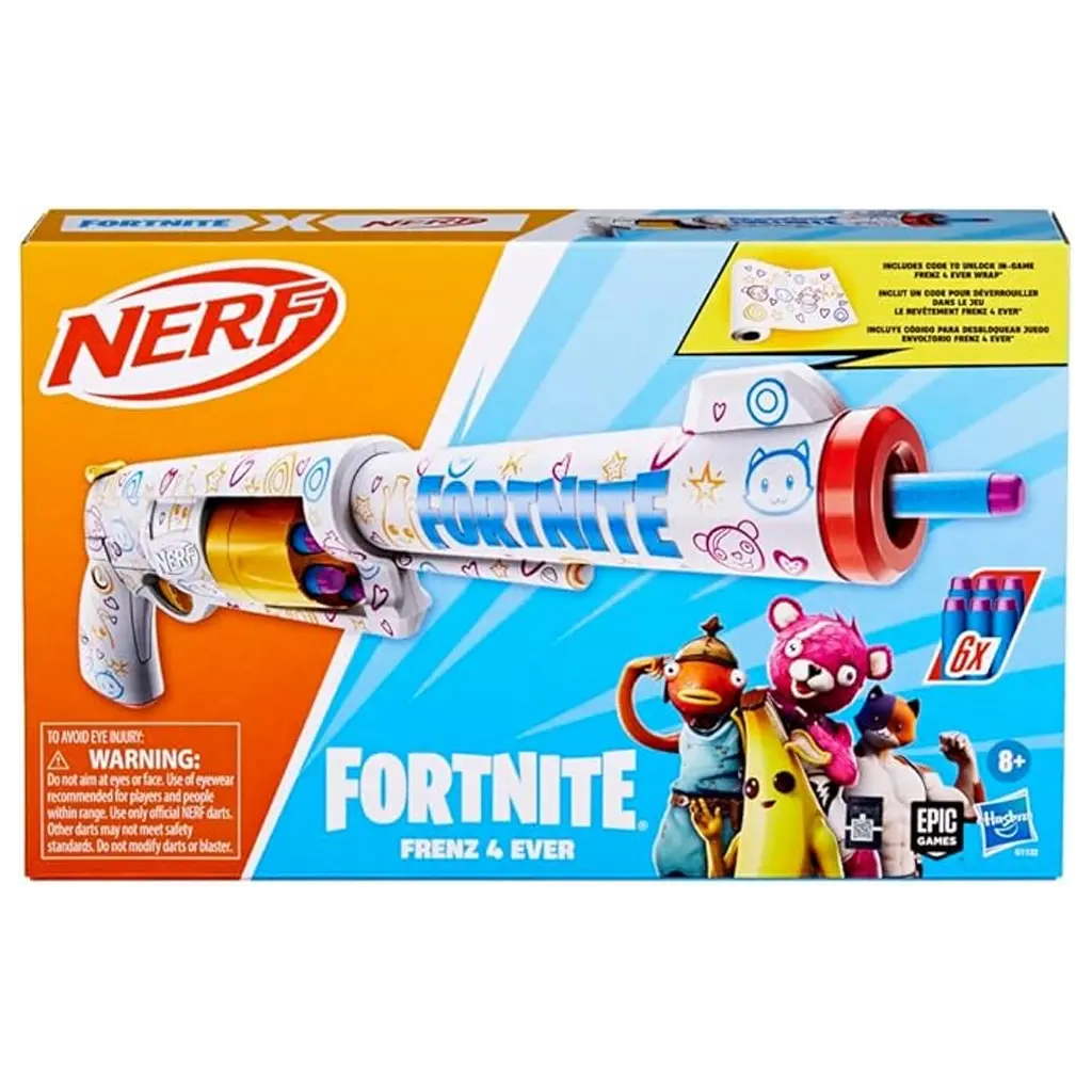 [702099] HASBRO Nerf Fortnite Frenz 4 Ever Blaster Gun 3.webp