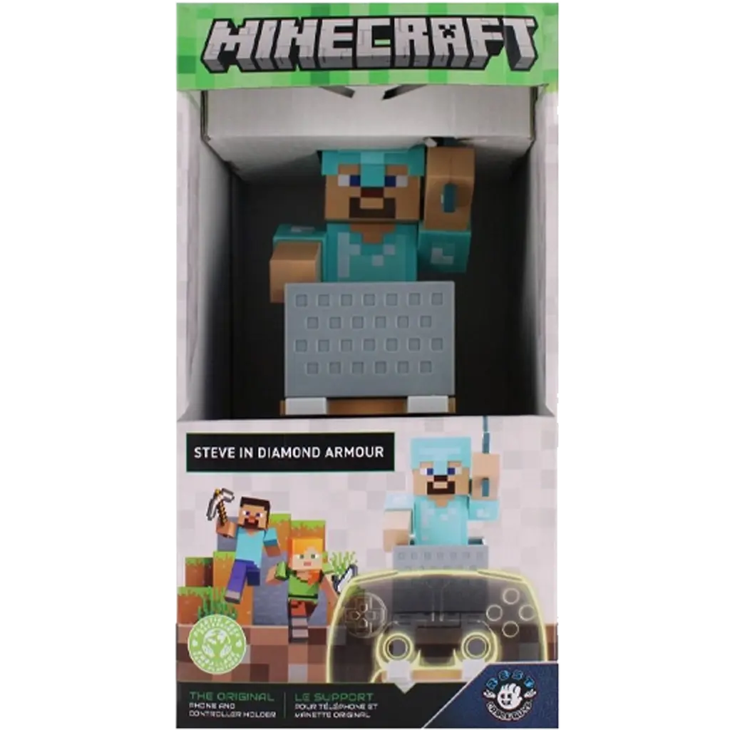 [702446] Cable Guys Minecraft Steve Mobile & Controller Holder 3.webp