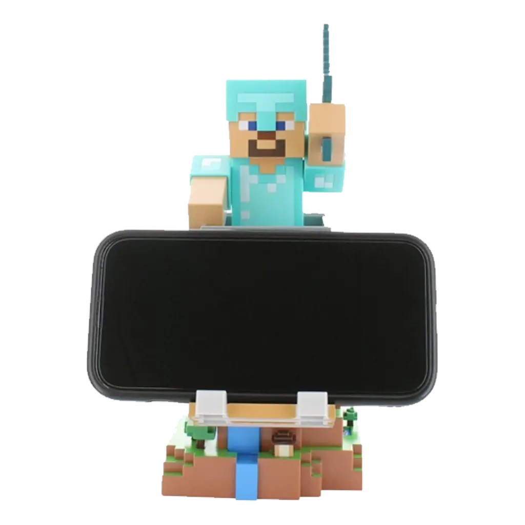 [702446] Cable Guys Minecraft Steve Mobile & Controller Holder 2.webp