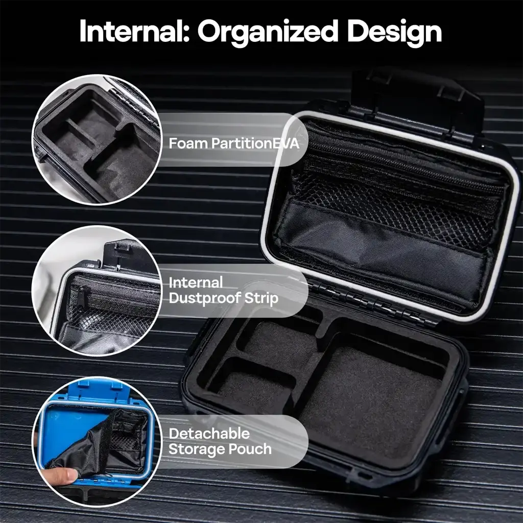[702430] Kiwi Ears Premium Waterproof IEM Case for Travel and Protection Black 2.webp