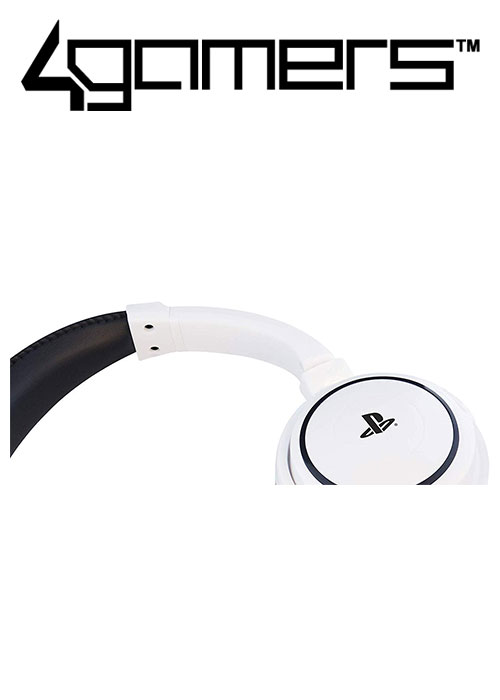 PS4 PRO4-40 Wired Stereo Gaming Headset - White (4Gamers)