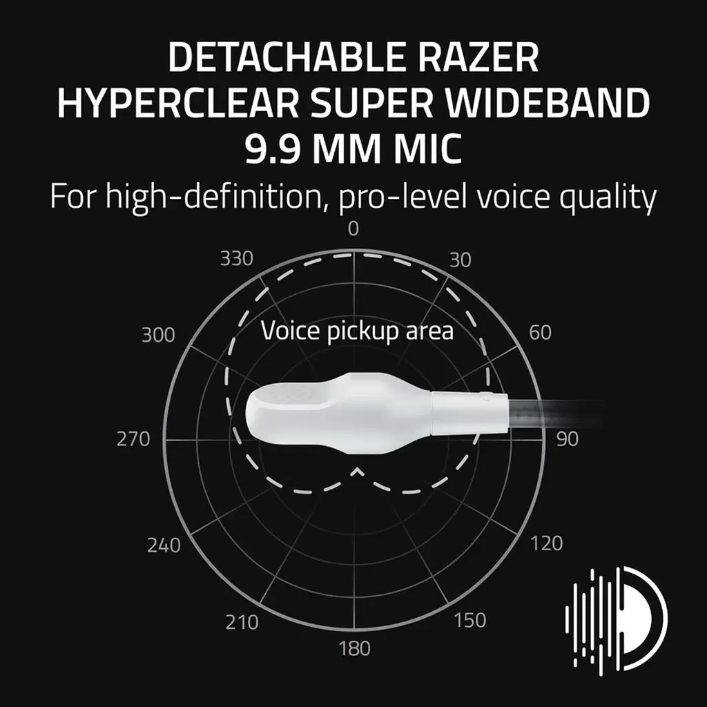 [702947] Razer BlackShark V3 Wireless Esports Headset White Edition 6.webp