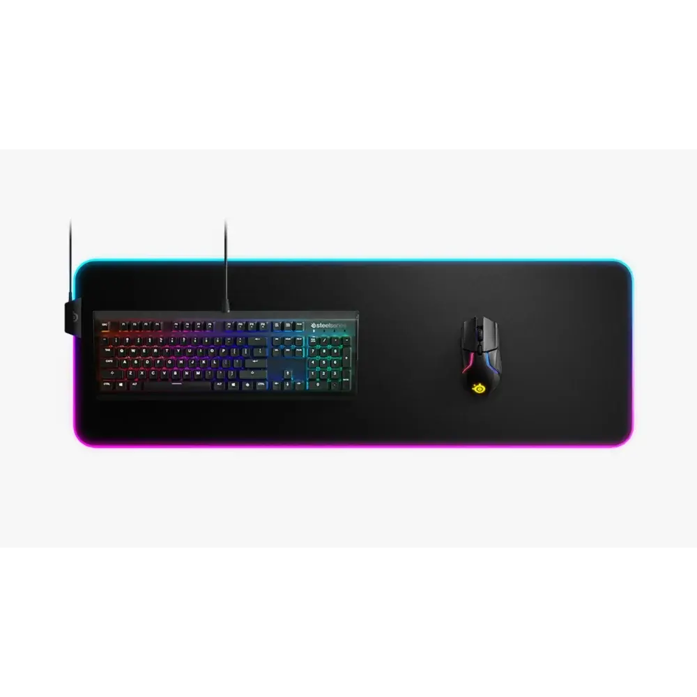 SteelSeries QcK Prism Cloth Mouse Pad ( XL ) Black 5.webp