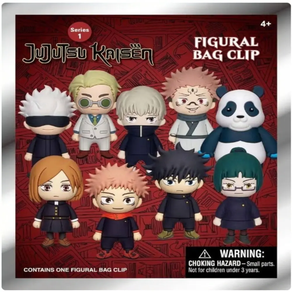 Monogram Jujutsu Kaisen 3D Foam Bag Clip, Series 1 2 (1).webp