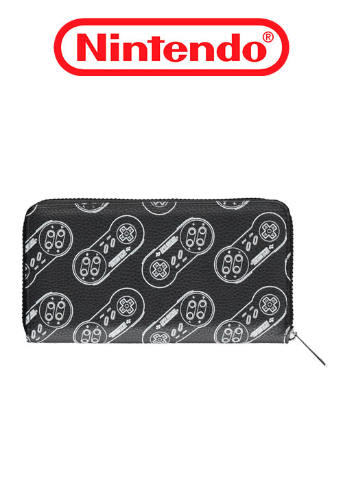 Nintendo - SNES AOP Zip Around Wallet