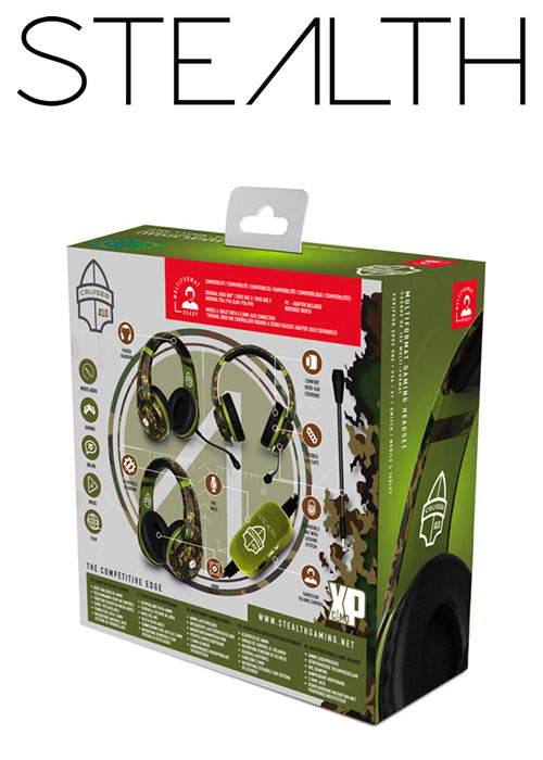 XP-Cruiser Multi Format Wireless Gaming Headset - Woodland Camo (Stealth)
