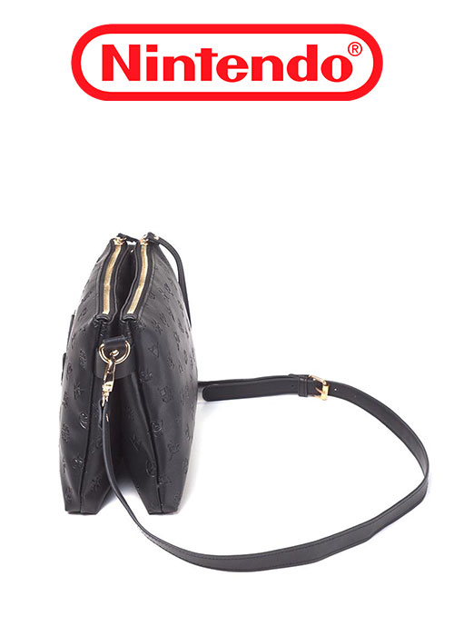 Zelda - AOP With Gold Print Hyrule Logo Ladies Shoulderbag