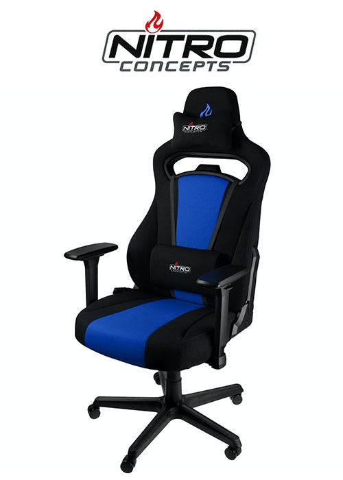 Nitro Concepts E250 Gaming Chair - Black/Blue