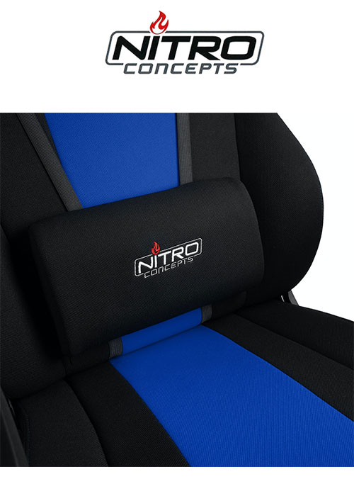 Nitro Concepts E250 Gaming Chair - Black/Blue
