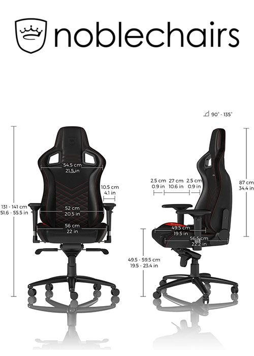 Noblechairs EPIC Series - Black/Red