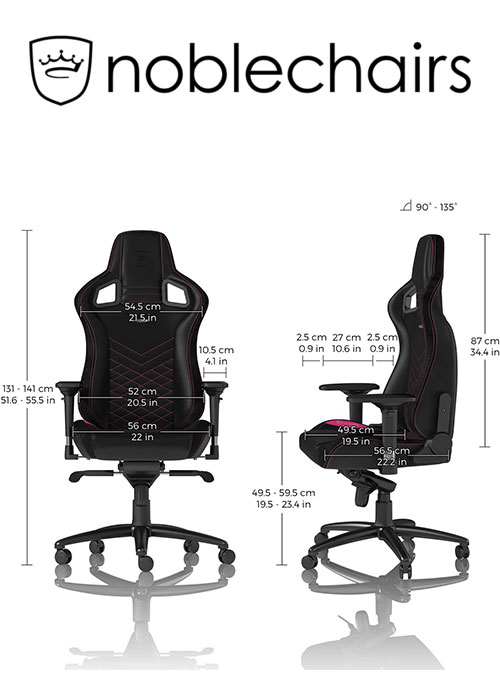 Noblechairs EPIC Series - Black/Pink