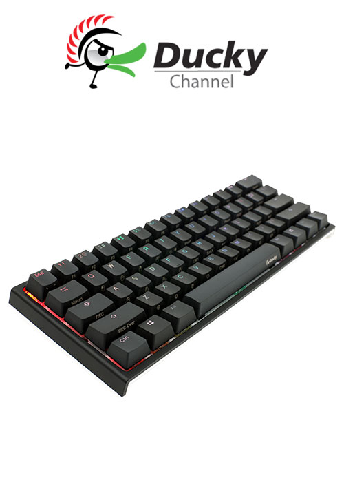 Ducky One 2 Mini (V2) RGB DS PBT Blue Cherry MX Mechanical Keyboard  (US Layout)