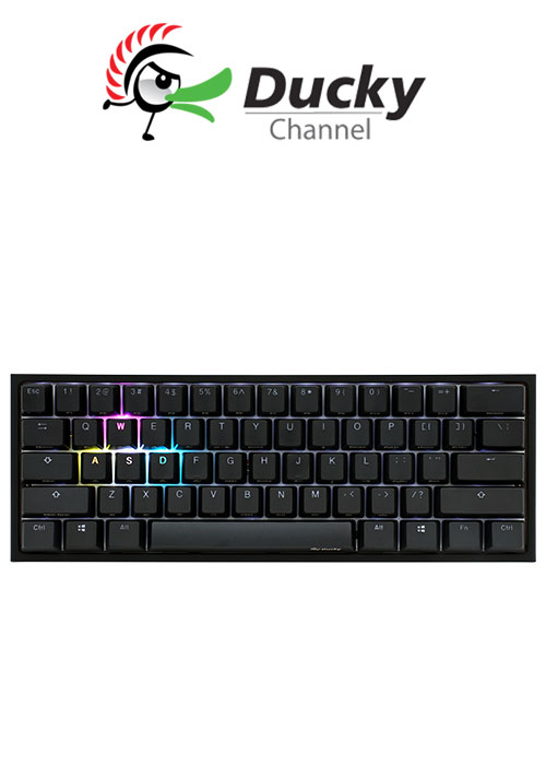 Ducky One 2 Mini (V2) RGB DS PBT Blue Cherry MX Mechanical Keyboard  (US Layout)