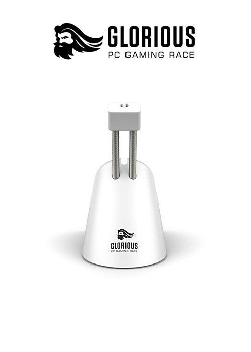 Glorious Model O RGB Gaming Mouse - Matte White + Free Bungee