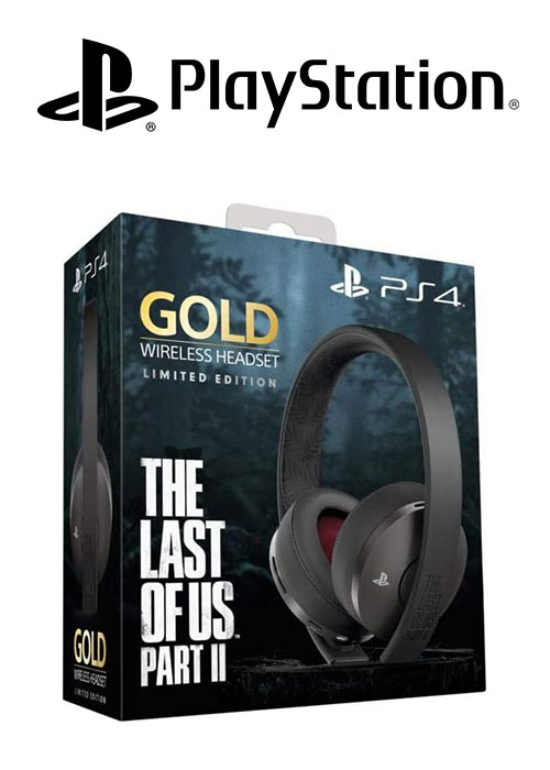 SONY PS4 Headset Last of Us 2 Gold Wireless Headset - limited Edition