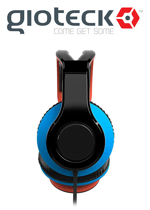 Gioteck TX-30 Stereo 'Game & Go' Wired Headset Orange/Blue