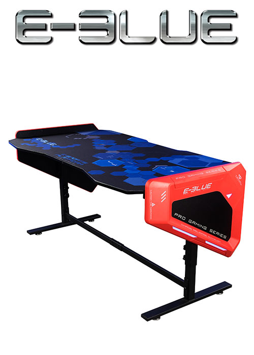 E-Blue EGT003 HIGHT ADJUSTABLE  RGB GAMING DESK