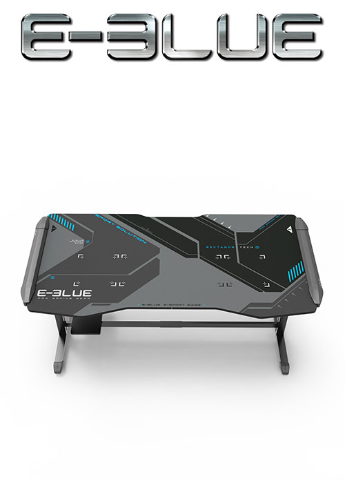 E-Blue EGT576 KING SIZE HEIGHT-ADJUSTABLE RGB GAMING DESK